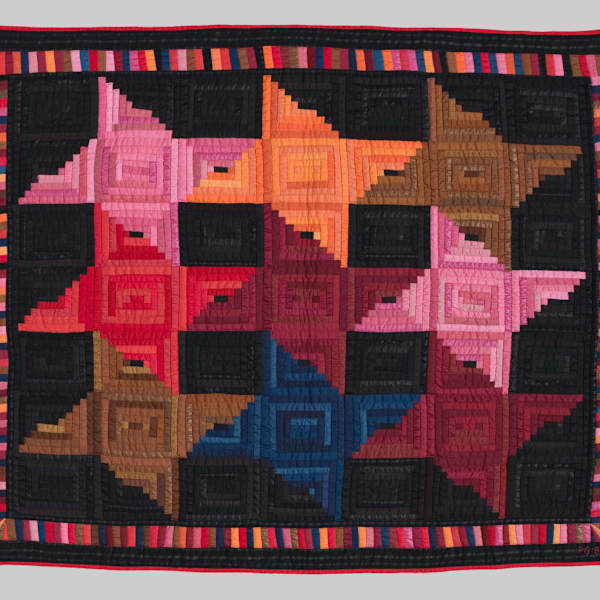 Log Cabin Quilt by Flavin Glover, Image 1.