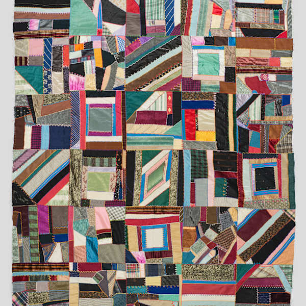 Crazy Quilt Top by Christina Lyons, Image 1.