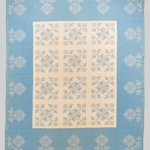Embroidered Quilt by JF Herts, Image 1.