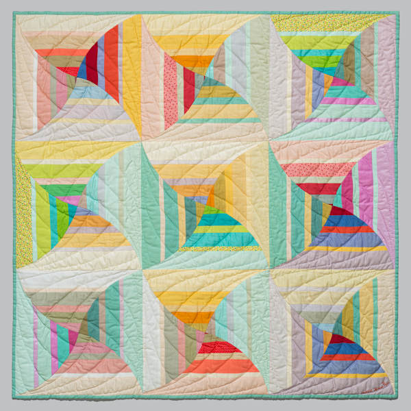 Graded Polychrome Stripe #4 by Michael F. James, Image 1.