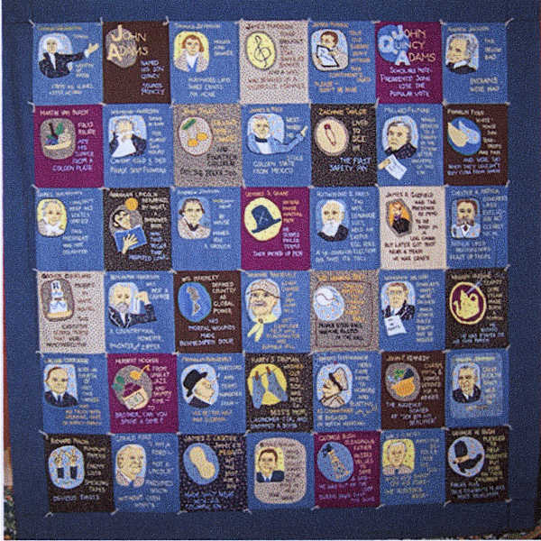 Presidents Quilt by Dorothy Vance, Image 1.