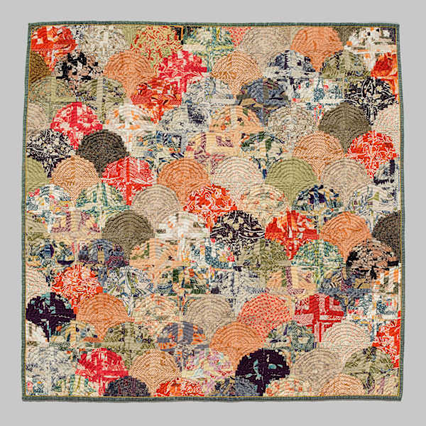 Kuroha Patchwork Quilt by Shizuko Kuroha, Image 1.