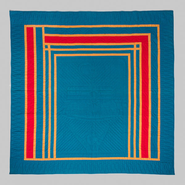 Amish Bars Quilt (variation) by Gwen Marston and Joe Cunningham, Image 1.