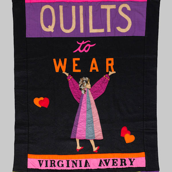 Quilts To Wear banner by Virginia Avery, Image 1.