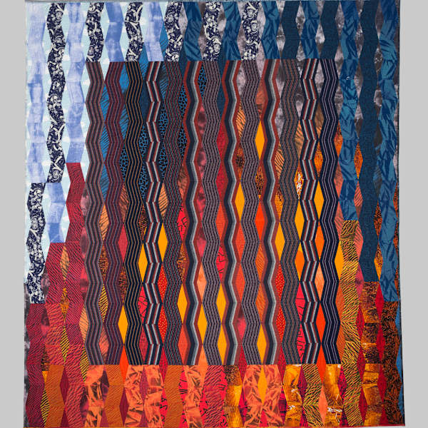 Fire Storm Quilt by Mary Mashuta, Image 1.