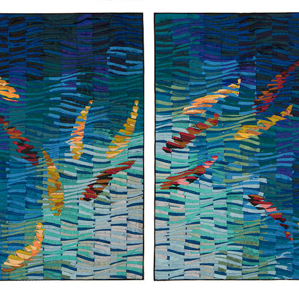 Koi Diptych by Tim Harding, Image 1.