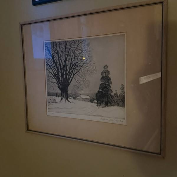 Framed original etching  by William McClean ~ Dawn by William McClean, Image 1.