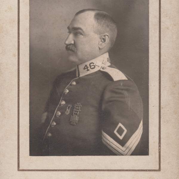 Portrait of a First Sergeant by Van B. Wheaton, Image 1.