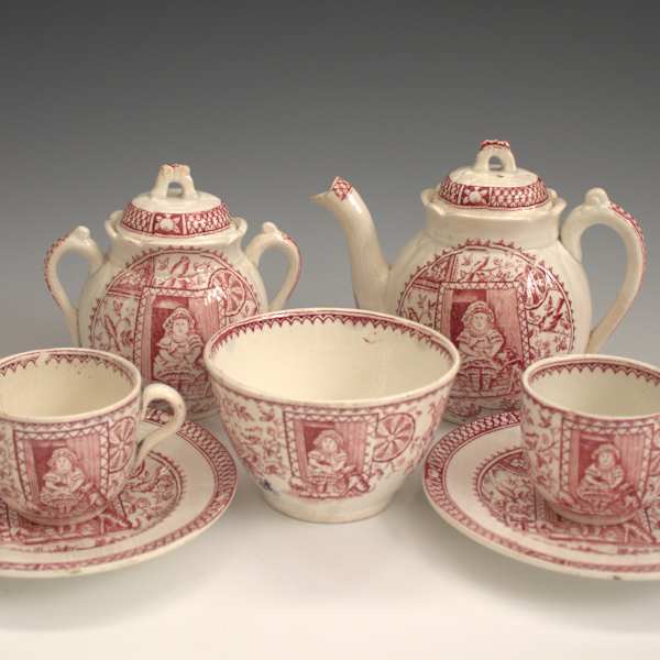 Children's Staffordshire Set by Charles Allerton & Co., Image 1.