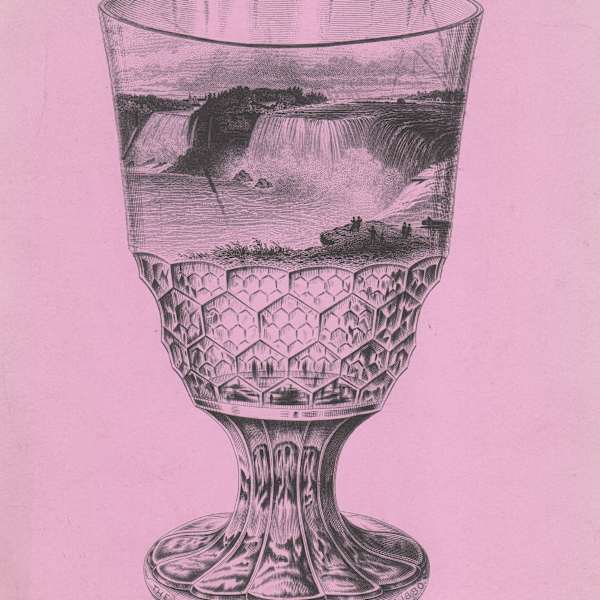 Niagara Falls Goblet by The Kendall Bank Note Co., Image 2.