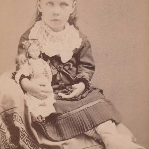 Girl with Doll by H.S. Wells, Image 1.