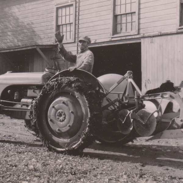 Man on Tractor by Ruth Ellis Knights, Image 2.