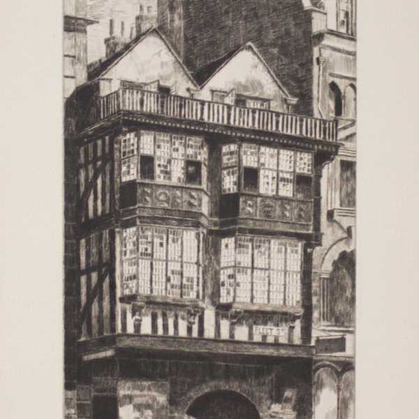 Entrance to Inner Temple from Fleet Street by J.H. Wiley, Image 1.