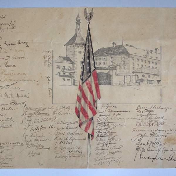 Homecoming Document by Heinz Ferdinand Uder, Image 1.