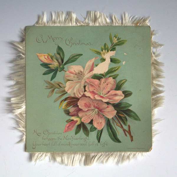 Christmas Card by Louis Prang, Image 1.