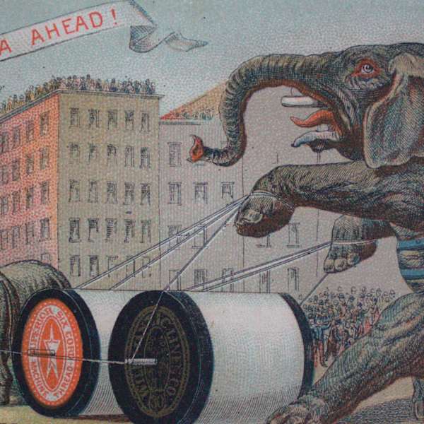 Trade Card by Willimantic Thread Factory, Image 1.