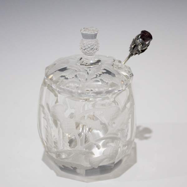 Jam Pot with Spoon by William Henry Leather, Image 3.
