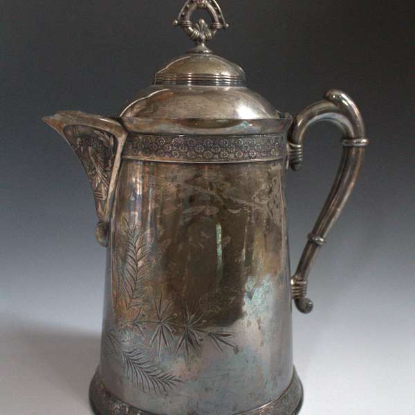 Water Pitcher by Pairpoint Manufacturing Co., Image 2.