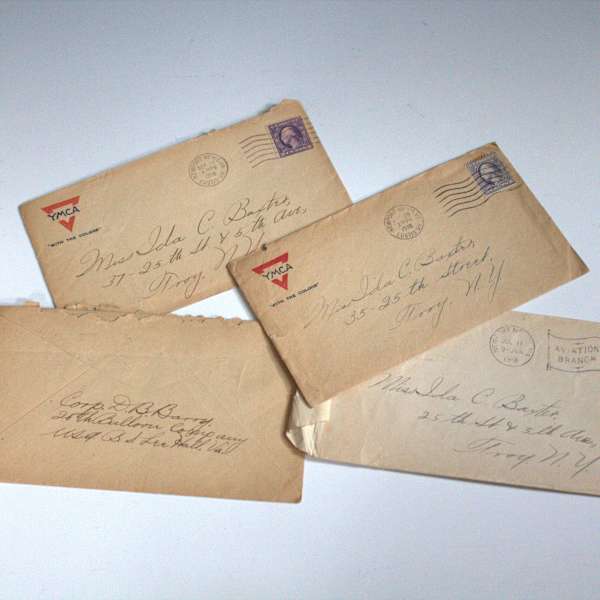 Letters (Set of Four) by Douglas B. Barry, Image 1.