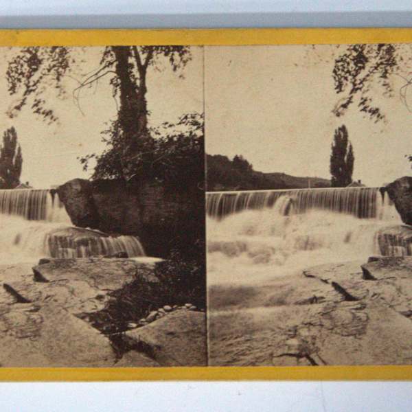 Portion of Second Mill Dam Falls, North Side by E. & H.T. Anthony, Image 1.
