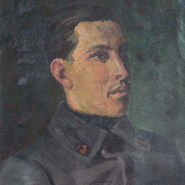 Portrait of a French Soldier by Albert Biendiné, Image 2.
