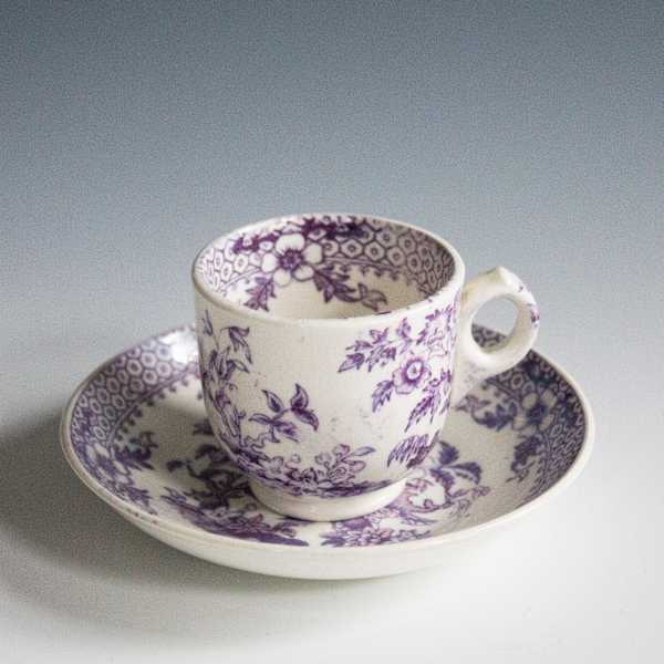 Child's Cup and Saucer by J.F. Wileman, Image 2.