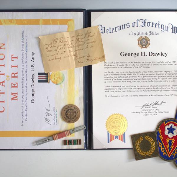 783rd Military Police Battalion Grouping by United States Army, VFW, Image 1.