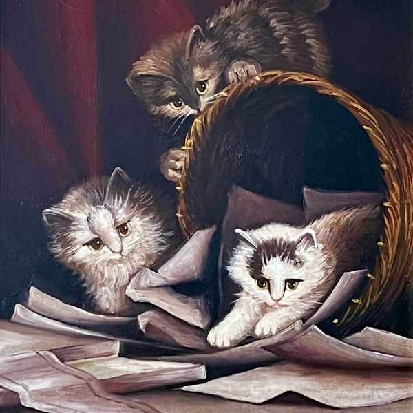 Naughty Kittens by [Unknown] Reinders, Image 1.