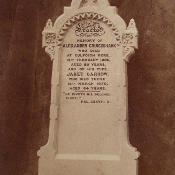 Gravestone by Thomas Goodwillie, Image 2.