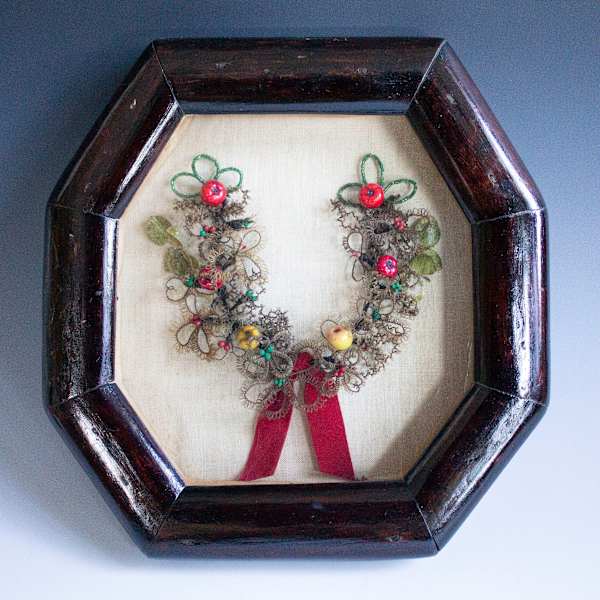 Hair Wreath by Jennie G. Kneeskern Sloughter, Image 2.