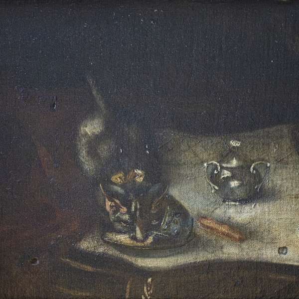 Kitty and Spilled Drink by J. Hall, Image 1.