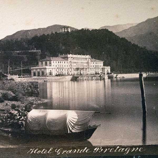 Hotel Grande Bretagne, Lake Como by Carlo Bosetti, Image 1.