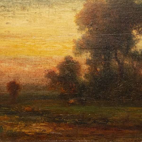 Landscape at Sunset by George W. King, Image 1.