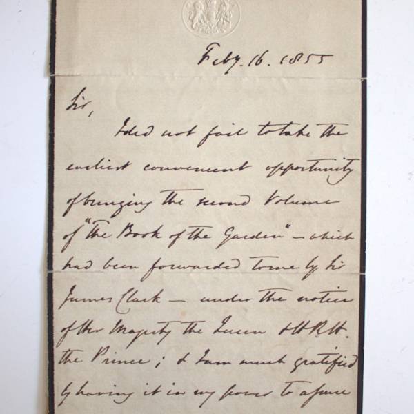 Letter by Charles McIntosh, John H. Glover, Image 1.