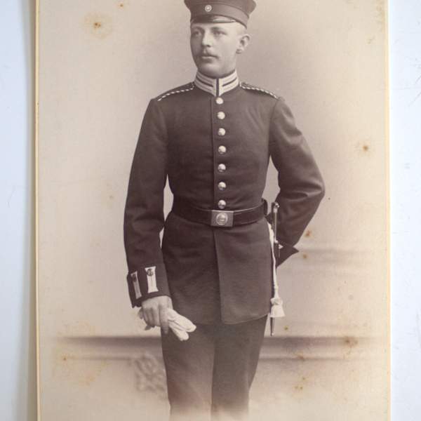 Portrait of a Soldier by Ernst Friedrich Wilhelm Hugo Hoffert, Image 1.