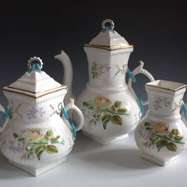 Coffee Set by Sampson Bridgwood & Son, Image 2.