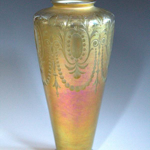 Cabinet Vase by Louis Comfort Tiffany, Image 1.