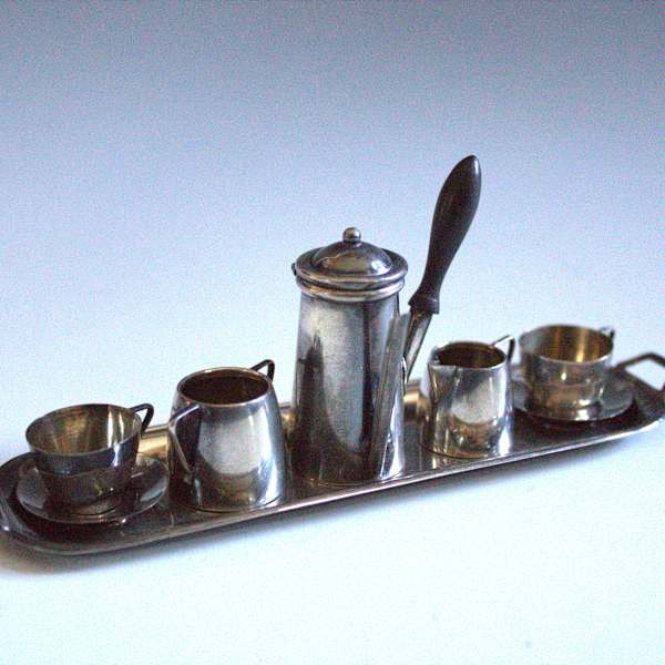 Miniature Tea Set by Levi & Salaman, Image 1.