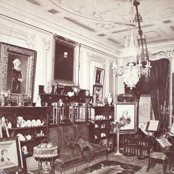 Gilded Age Interior by George Gardner Rockwood, Image 1.
