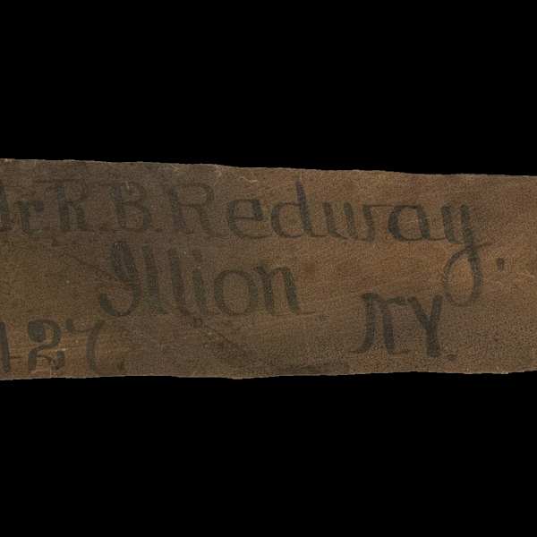 Sign by Richard Brayton Redway, Image 1.