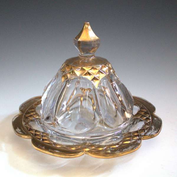 Butter Dish by New Martinsville Glass Manufacturing Company, Image 2.