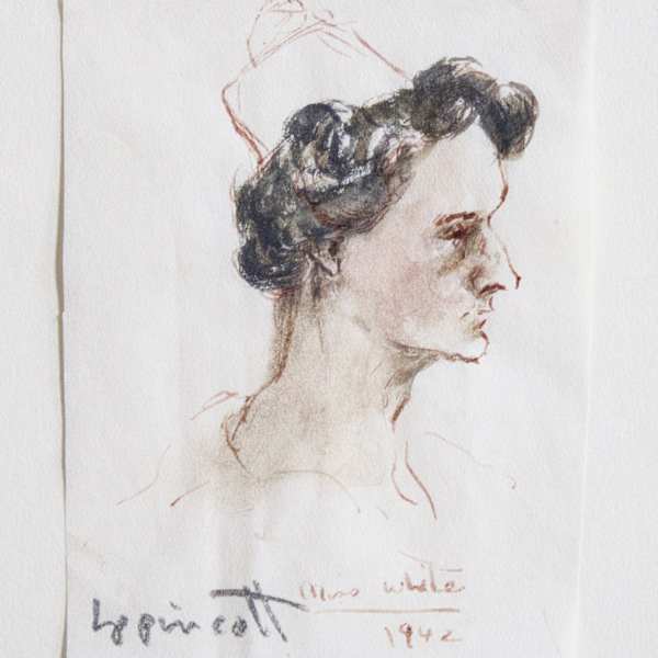 Portrait of Miss White by Janet Lippincott, Image 1.