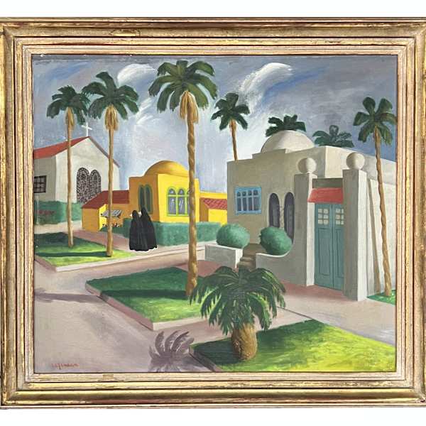 Mission Scene, California by Esther Elizabeth Jensen, Image 1.