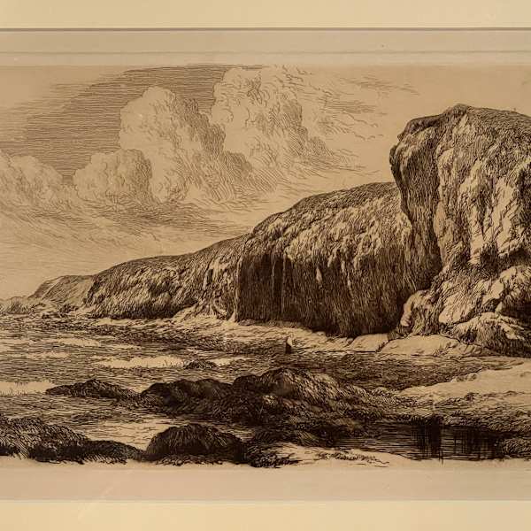 Cliff Scene by John Henry Hill, Image 1.