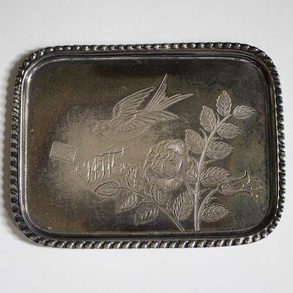 Calling Card Tray by Wilcox Silver Plate Co., Image 1.
