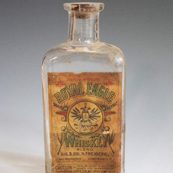 Whiskey Bottle by Royal Eagle Distilleries, Image 1.