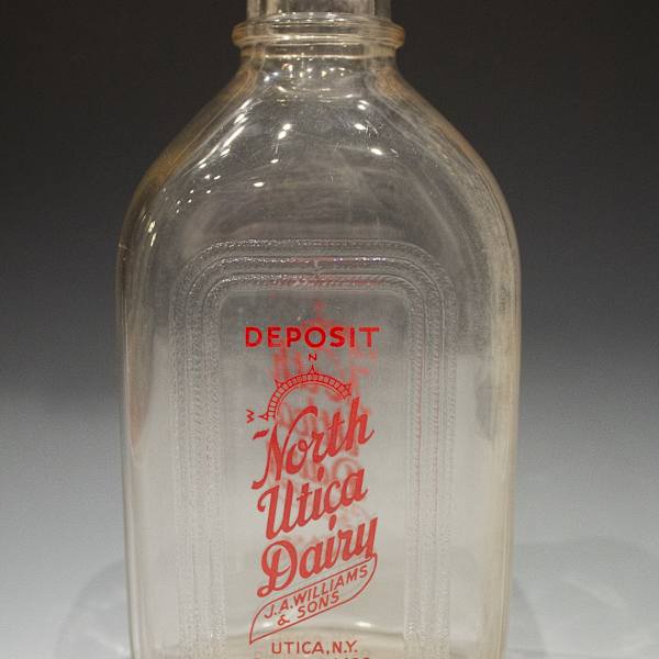 Milk Bottle by J.A. Williams & Sons, Image 1.