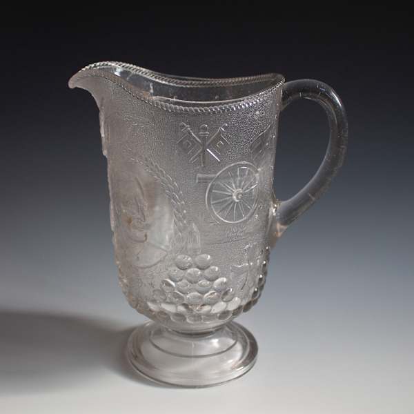 Water Pitcher by Beatty-Brady Glass Company, Image 1.