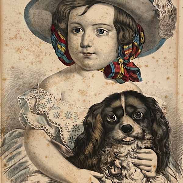 My Little Play Fellow by Currier & Ives, Image 1.
