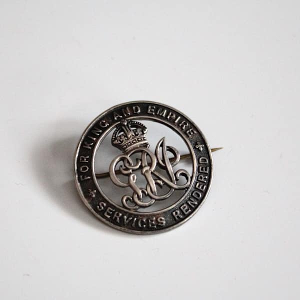 Silver War Badge by British Government, Image 1.